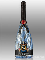 BOTTIGLIA DECORATA BLUE PROSECCO